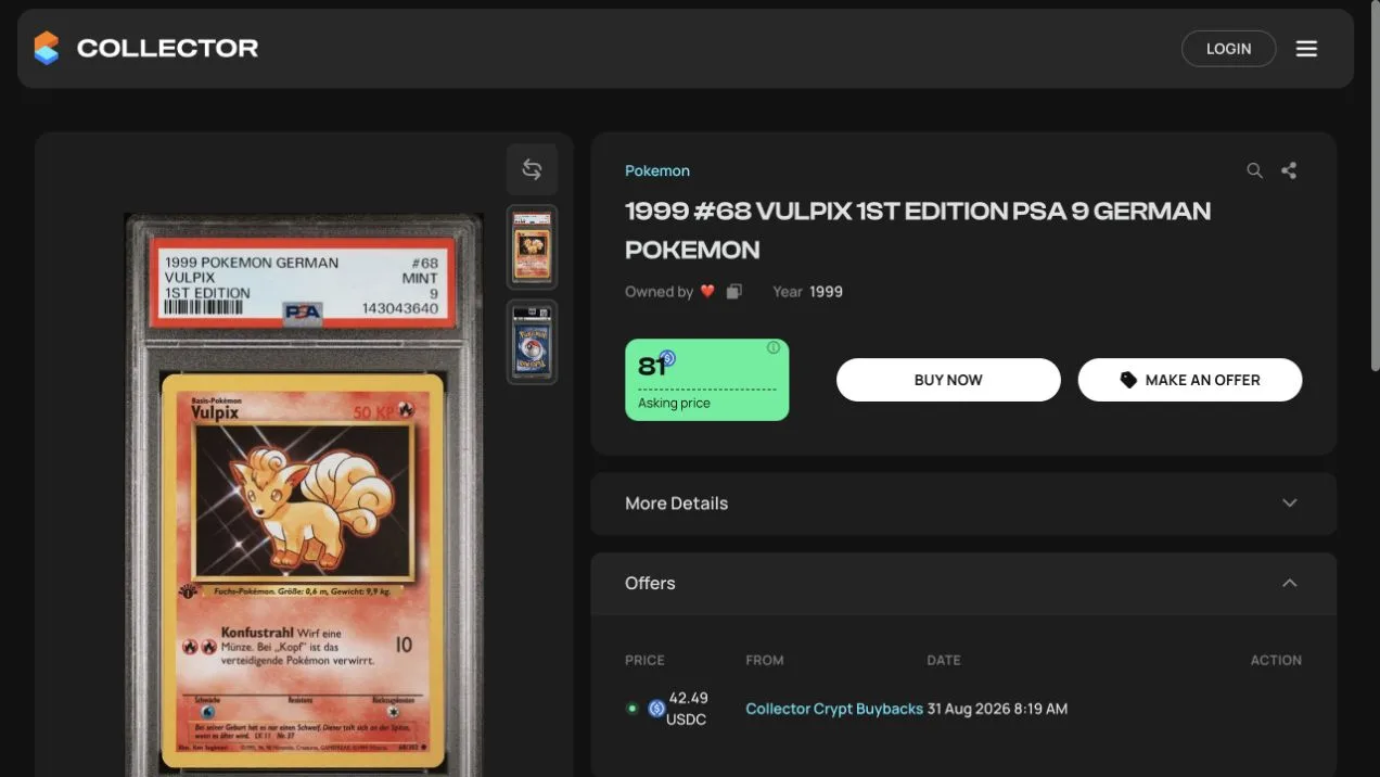 Collector Crypt screen 02